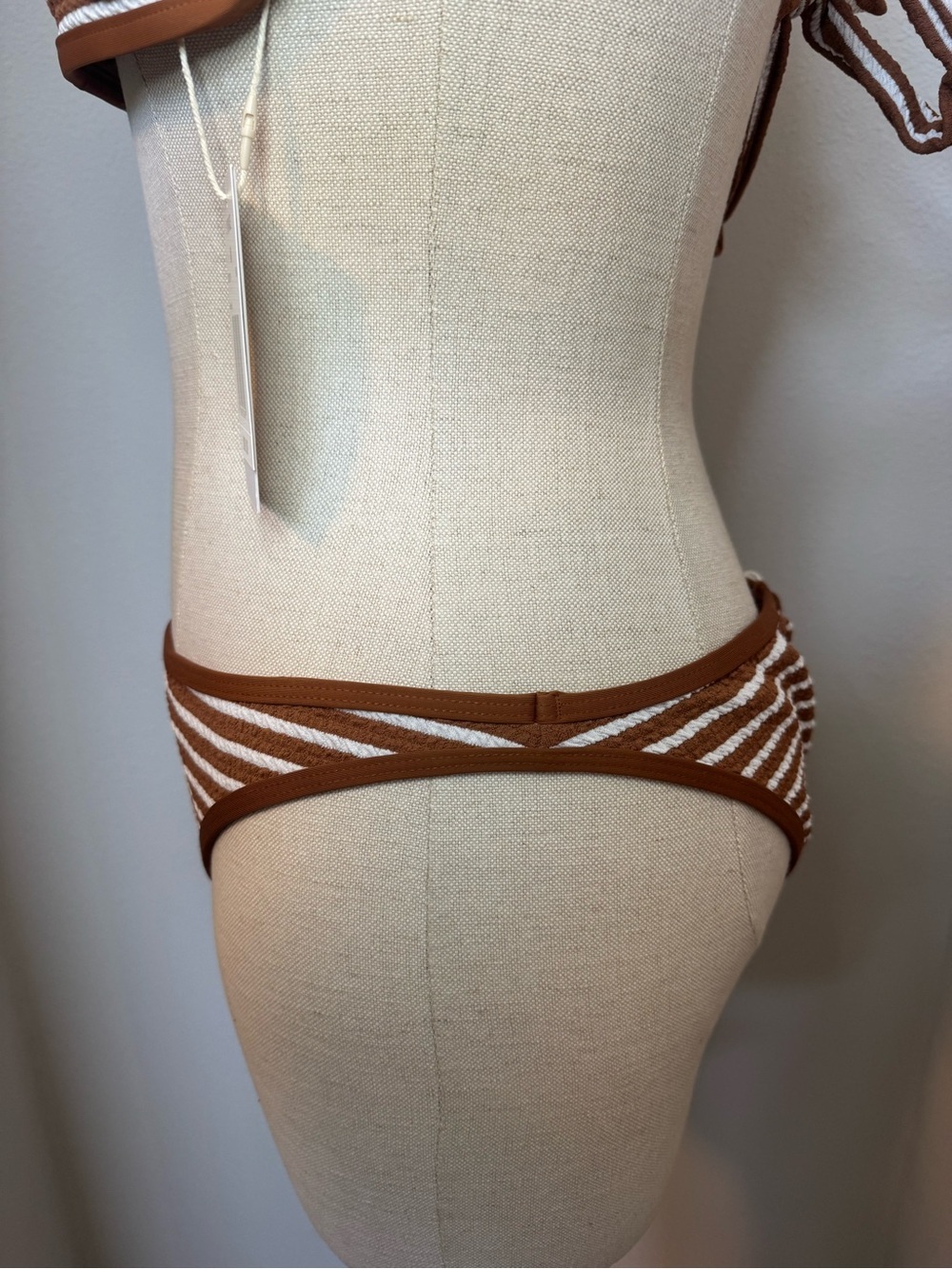 L*Space Suzi Bottoms Classic Striped Bikini Bottoms NWT - Picture 4 of 5